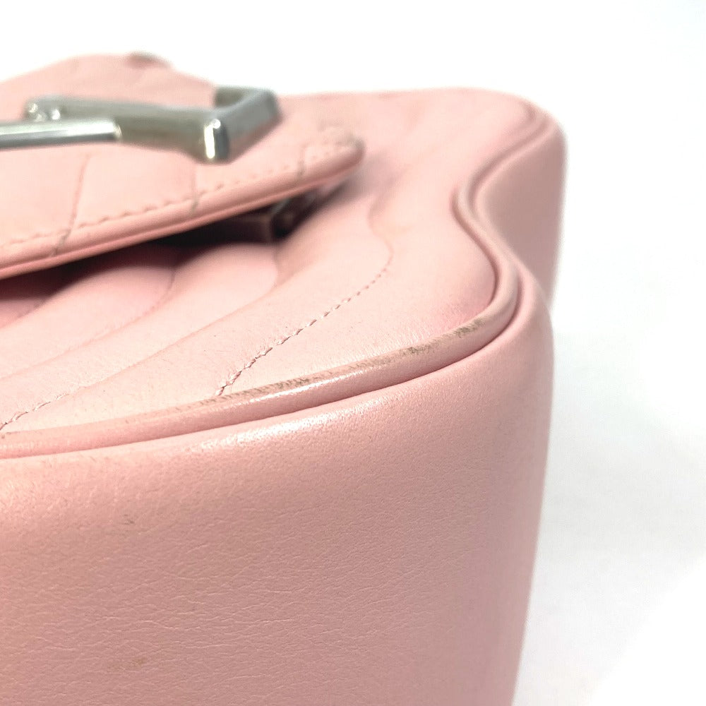 LOUIS VUITTON M51944 斜め掛け ニューウェーブ チェーンバッグ MM 2WAY ハンドバッグ ショルダーバッグ レザー レディース ピンク