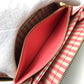 LOUIS VUITTON N63026 Damier Trunk Zippy Wallet, Women's, Damier Canvas, Ebene Brown