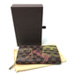 LOUIS VUITTON N63026 Damier Trunk Zippy Wallet, Women's, Damier Canvas, Ebene Brown