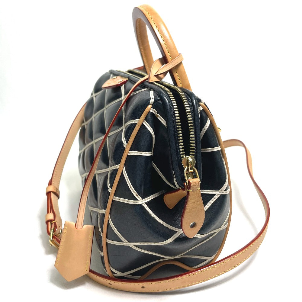 LOUIS VUITTON M50011 Maltage Dock BB Bag, 2-Way, Crossbody, Shoulder, Handbag, Lambskin, Women's, Noir Black