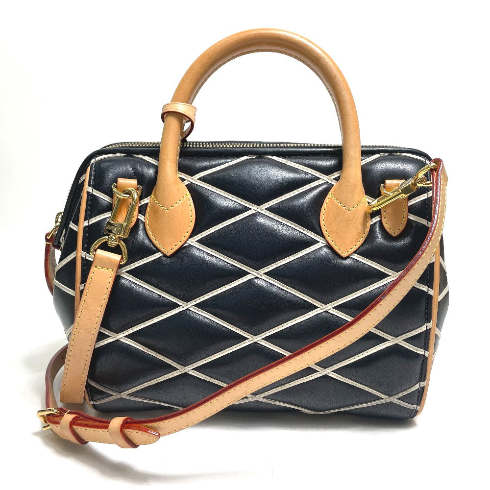 LOUIS VUITTON M50011 Maltage Dock BB Bag, 2-Way, Crossbody, Shoulder, Handbag, Lambskin, Women's, Noir Black