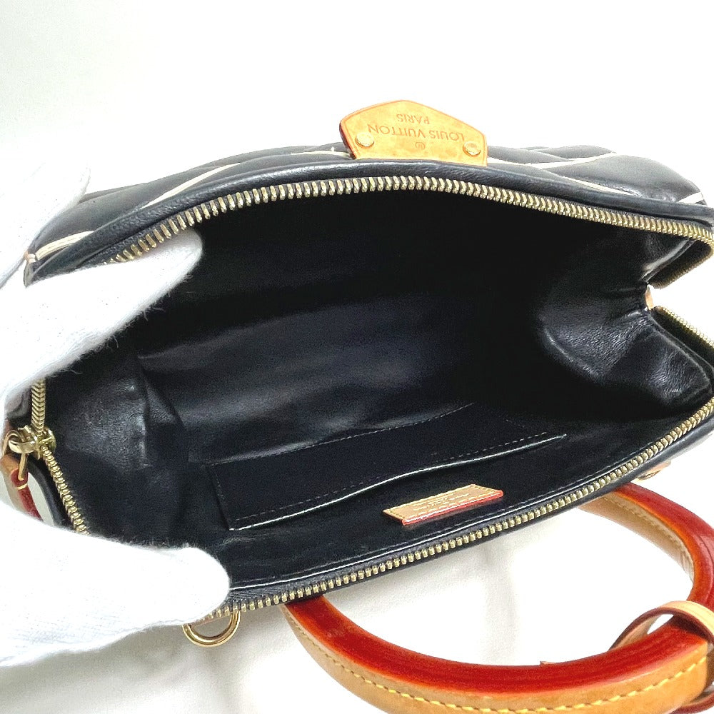 LOUIS VUITTON M50011 Maltage Dock BB Bag, 2-Way, Crossbody, Shoulder, Handbag, Lambskin, Women's, Noir Black