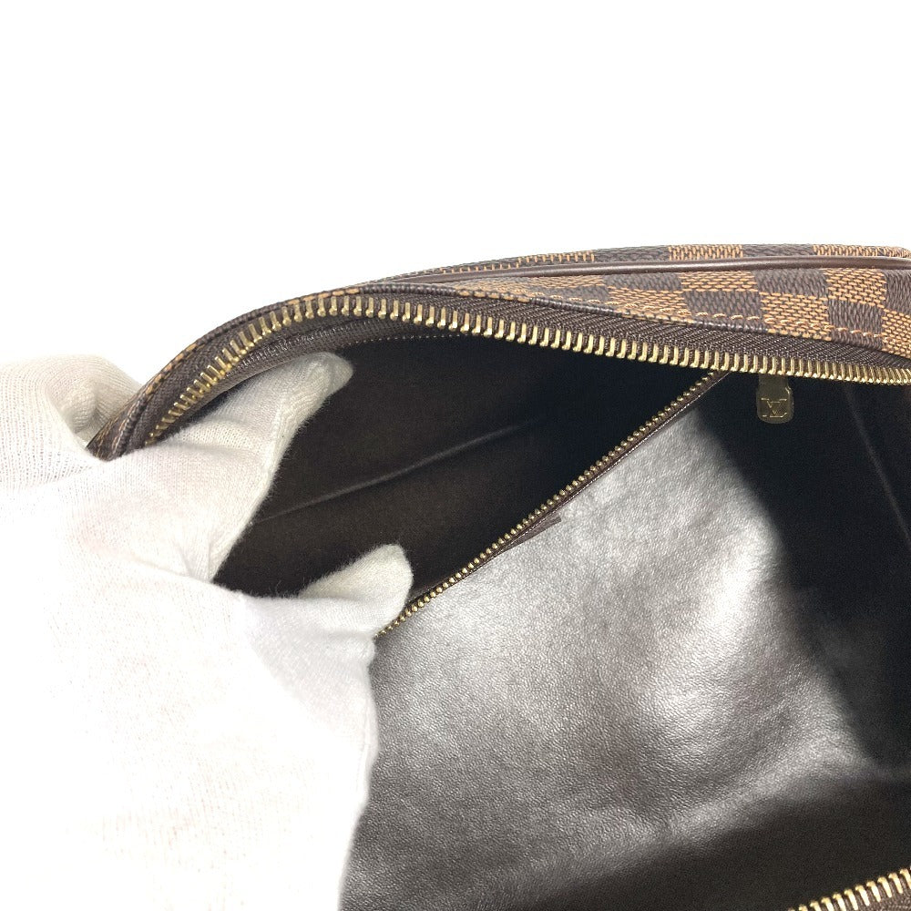 LOUIS VUITTON N47527 ダミエ トゥルース トワレット キングサイズ ポーチ セカンドバッグ ダミエキャンバス ユニセックス エベヌ ブラウン