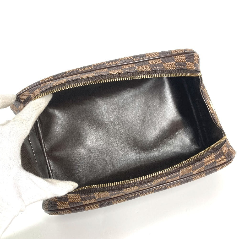 LOUIS VUITTON N47527 ダミエ トゥルース トワレット キングサイズ ポーチ セカンドバッグ ダミエキャンバス ユニセックス エベヌ ブラウン