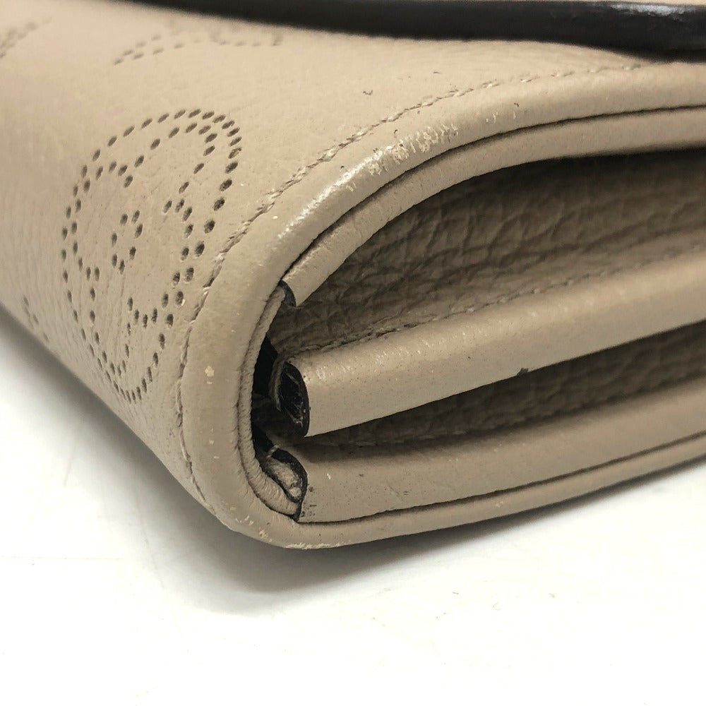 M60144 ポルトフォイユ・イリス マヒナ 財布 ウォレット  長財布 モノグラムマヒナレザー レディース ガレ ベージュ - brandshop-reference