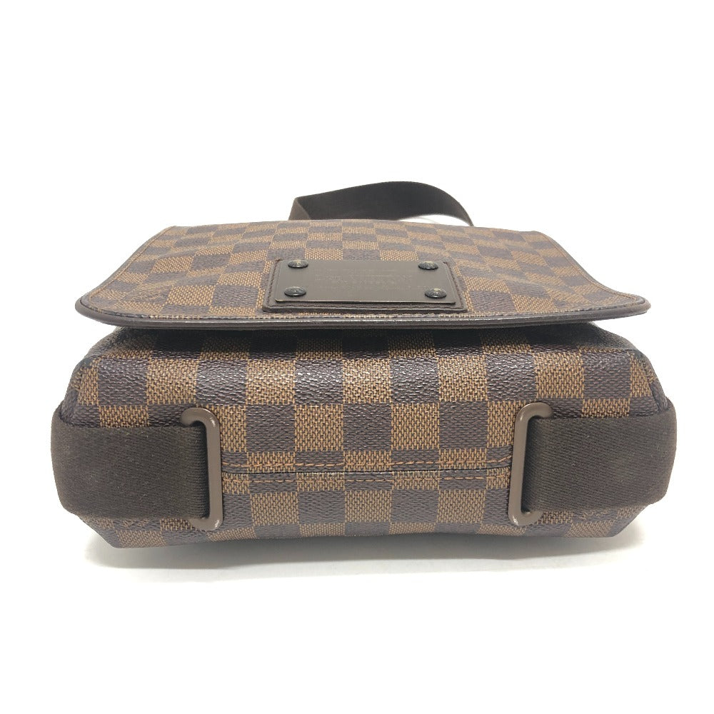 LOUIS VUITTON N51210 ブルックリンPM ショルダーバック カバン バック 肩掛けバック 斜め掛けバック ショルダーバッグ ダミエキャンバス レディース エベヌ ブラウン - brandshop-reference