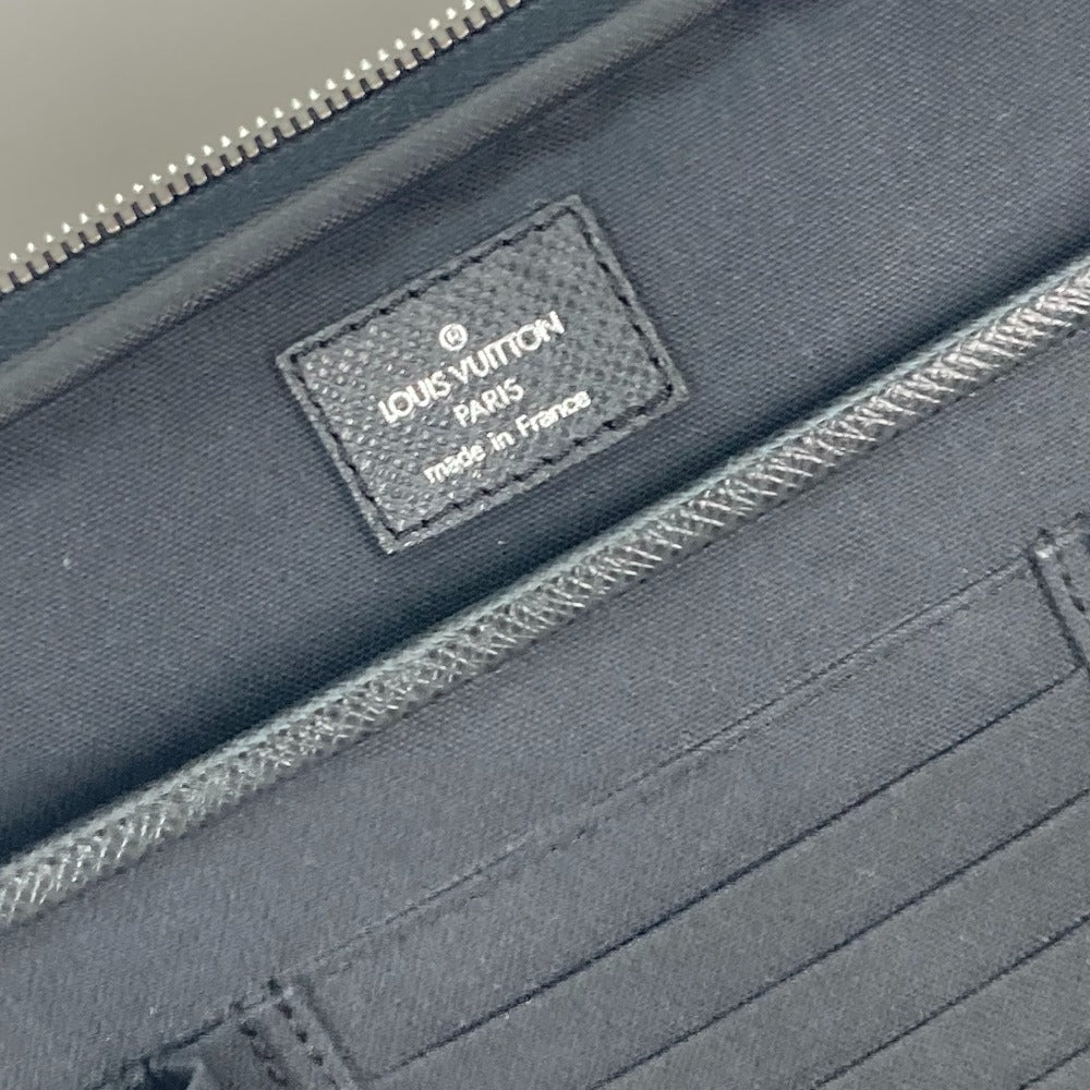 LOUIS VUITTON M32522 Taiga Porte-Ordinatour-Odessa 2WAY Hand Bag Crossbody Shoulder Bag Business bag Taiga Leather Ardoise Black Used