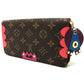 LOUIS VUITTON M61364 モノグラム ジッピー ウォレット トーテム 長財布 モノグラムキャンバス レディース フラミンゴ ブラウン