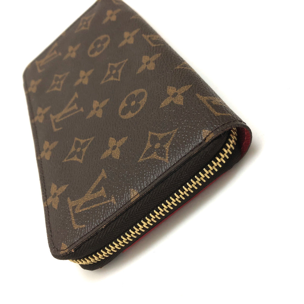 LOUIS VUITTON M61364 モノグラム ジッピー ウォレット トーテム 長財布 モノグラムキャンバス レディース フラミンゴ ブラウン