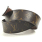 LOUIS VUITTON M9836V Monogram Ceinture Pochette Duo Belt only belt MonogramCanvas Brown Used