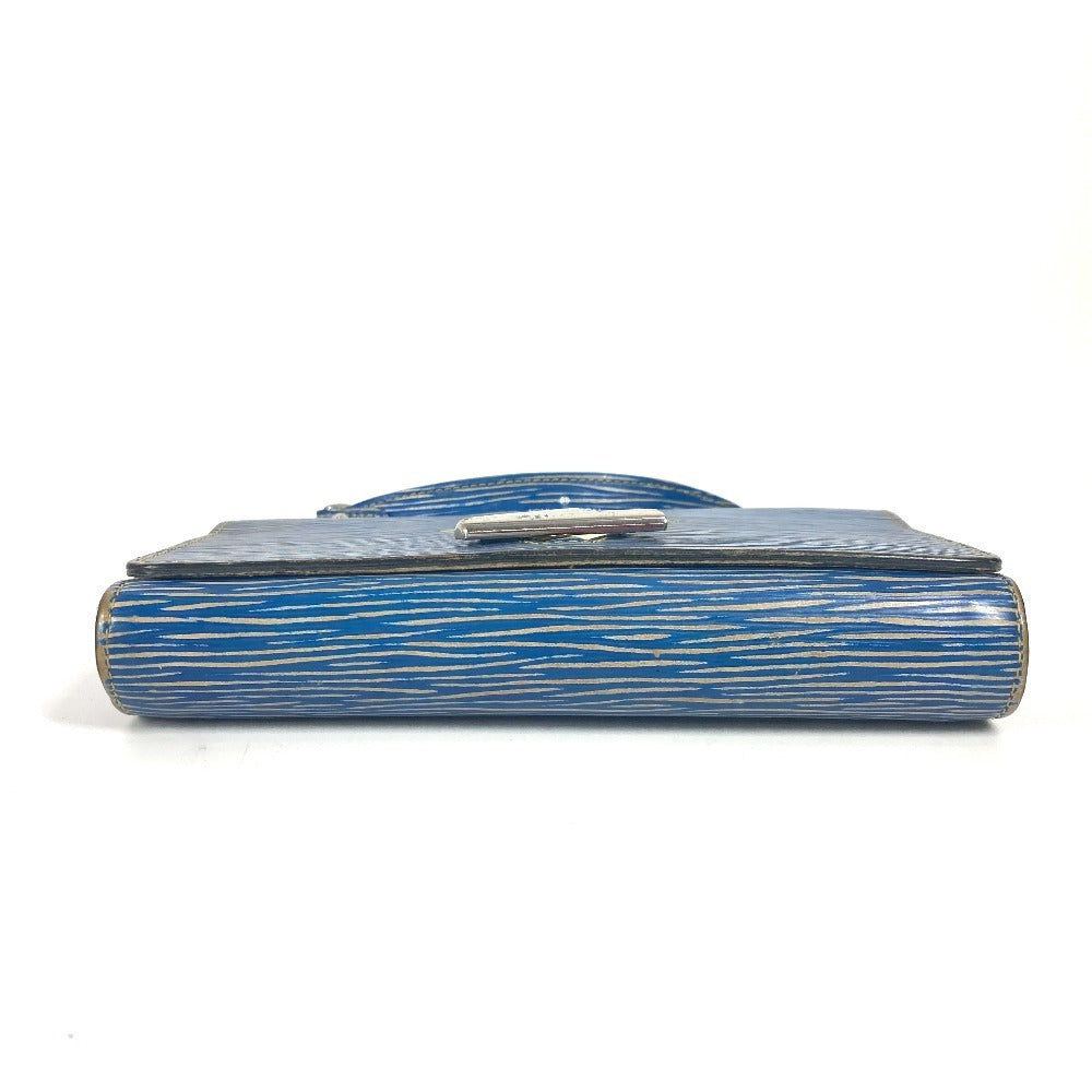 LOUIS VUITTON M61036 エピデニム ポルトフォイユ ツイスト チェーンウォレット 長財布 斜め掛け フラップ ショルダーバッグ エピレザー レディース ブルー - brandshop-reference