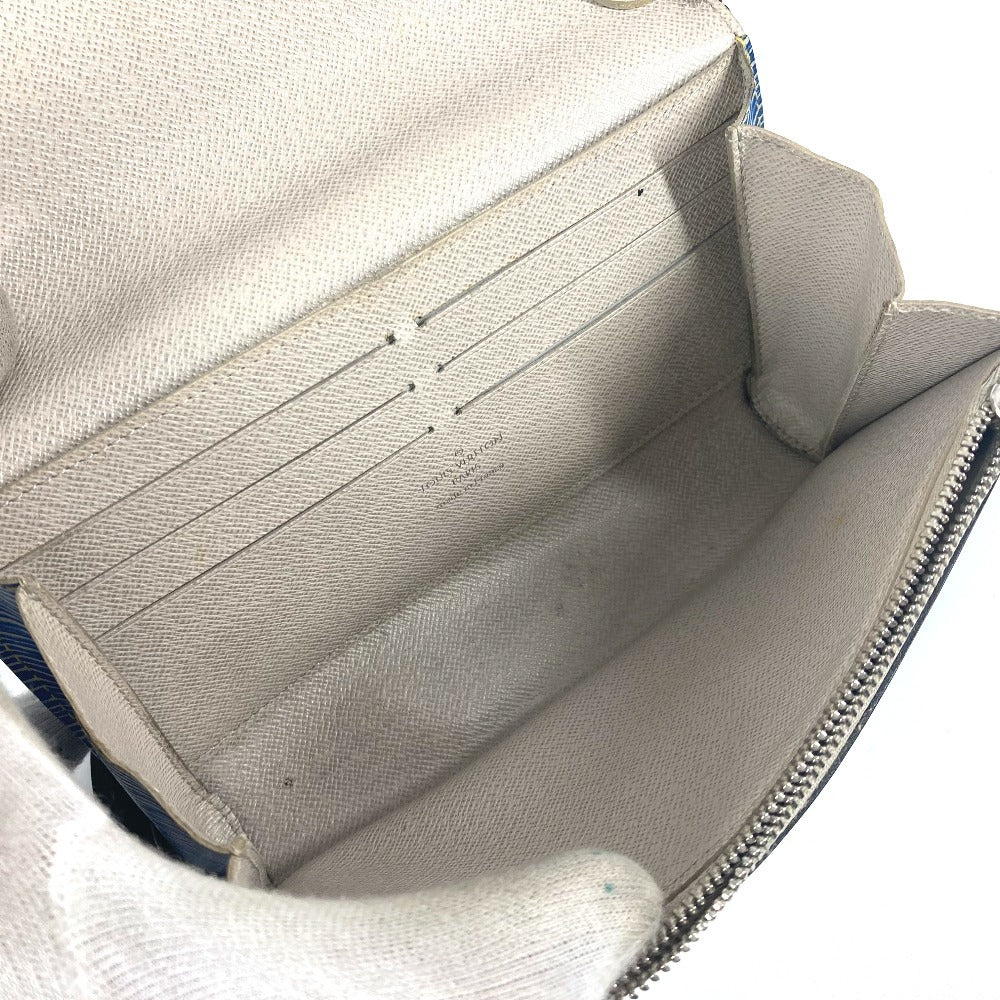 LOUIS VUITTON M61036 エピデニム ポルトフォイユ ツイスト チェーンウォレット 長財布 斜め掛け フラップ ショルダーバッグ エピレザー レディース ブルー - brandshop-reference