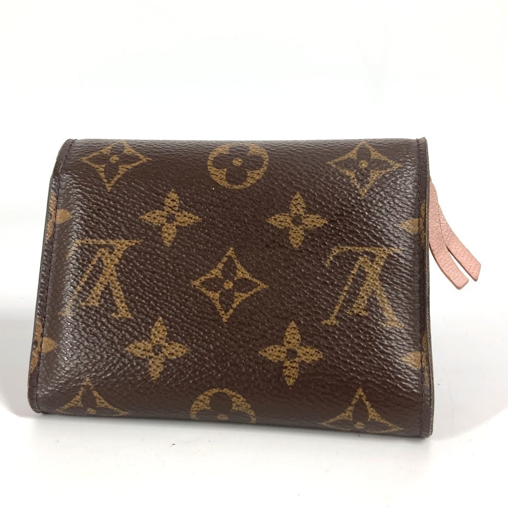 LOUIS VUITTON M62360 モノグラム ポルトフォイユ・ヴィクトリーヌ コンパクトウォレット 3つ折り財布 モノグラムキャンバス レディース ローズバレリーヌ ブラウン - brandshop-reference