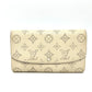 LOUIS VUITTON M60177 ポルトフォイユイリス 財布 ウォレット 長財布 モノグラムマヒナレザー レディース アイボリー ホワイト