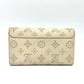 LOUIS VUITTON M60177 ポルトフォイユイリス 財布 ウォレット 長財布 モノグラムマヒナレザー レディース アイボリー ホワイト