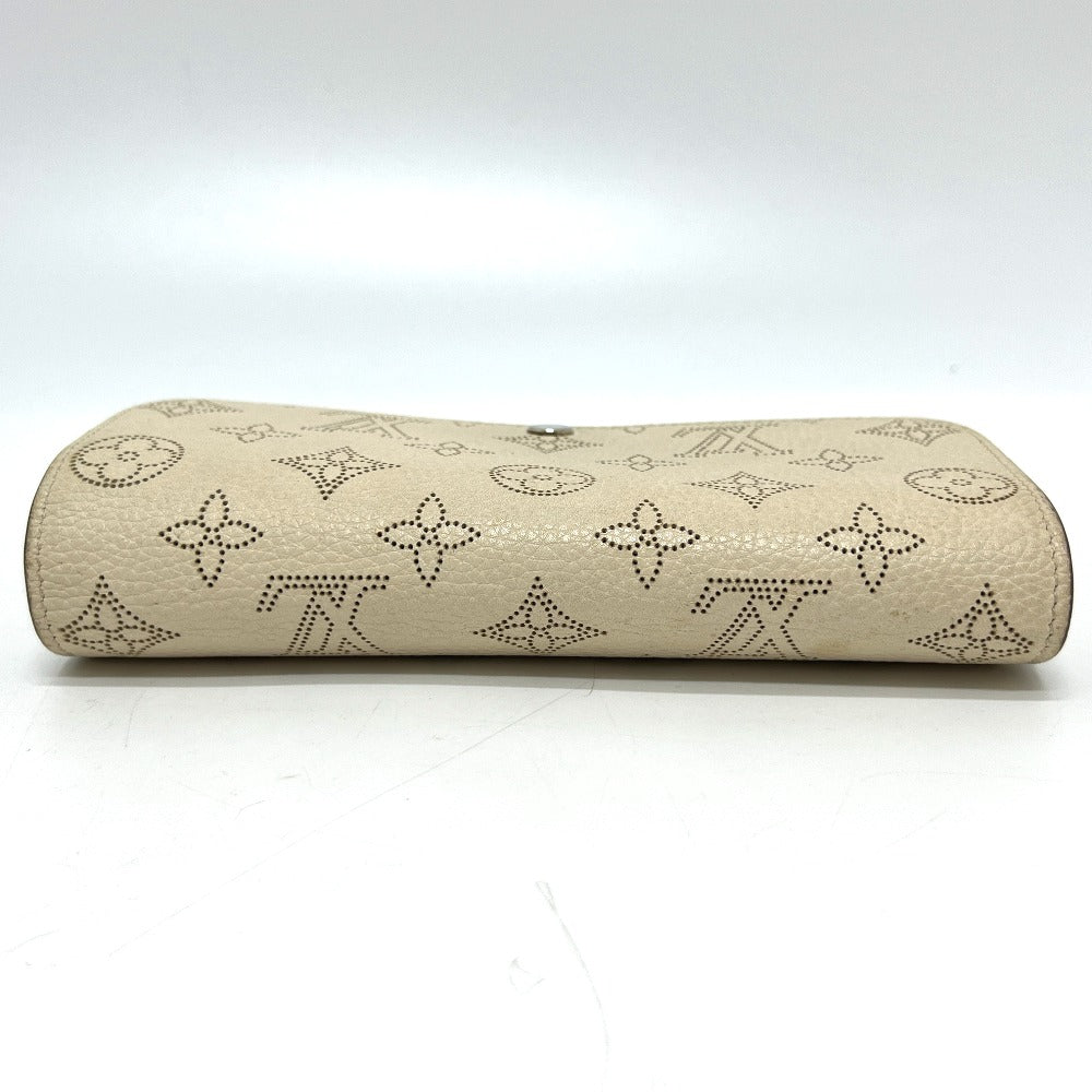 LOUIS VUITTON M60177 ポルトフォイユイリス 財布 ウォレット 長財布 モノグラムマヒナレザー レディース アイボリー ホワイト