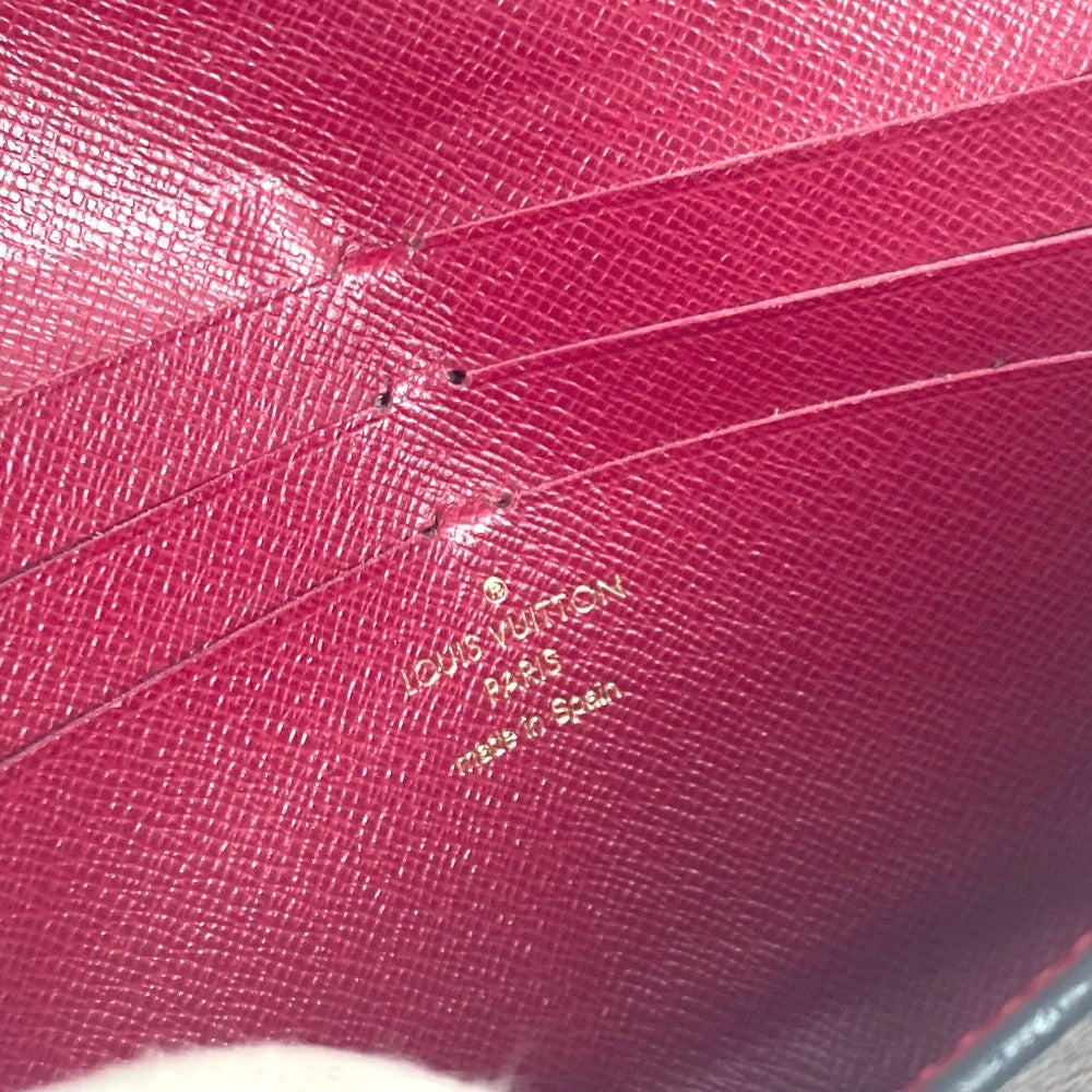LOUIS VUITTON M62155 モノグラム ポルトフォイユ ジャンヌ ロングウォレット フラップ 長財布 モノグラムキャンバス レディース フューシャ ブラウン - brandshop-reference