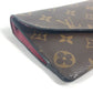 LOUIS VUITTON M62155 モノグラム ポルトフォイユ ジャンヌ ロングウォレット フラップ 長財布 モノグラムキャンバス レディース フューシャ ブラウン - brandshop-reference