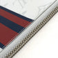 LOUIS VUITTON M61745 Monogram White Jour PM L-Zip Second Bag/Clutch Bag in Monogram Canvas, Men's, White x Red x Blue