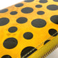 LOUIS VUITTON M91571 Yayoi Kusama Vernis Dot Infinity Zippy Wallet Long Wallet Round Zipper Long Wallet Patent Leather Women's Black Yellow