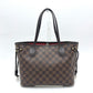 LOUIS VUITTON N41359 Never full PM Bag, Handbag, Neverfull Tote Bag Damier Canvas Brown Used