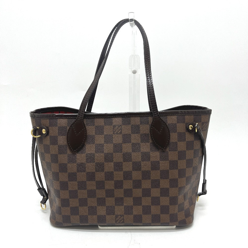 LOUIS VUITTON N41359 Never full PM Bag, Handbag, Neverfull Tote Bag Damier Canvas Brown Used