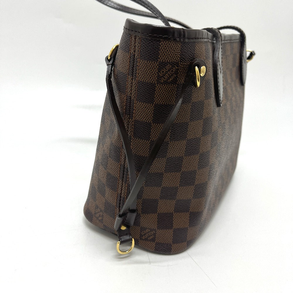 LOUIS VUITTON N41359 Never full PM Bag, Handbag, Neverfull Tote Bag Damier Canvas Brown Used