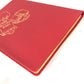 LOUIS VUITTON R99976 Novelty Notebook Stationery Notepad Leather Notebook Women's Red