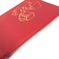 LOUIS VUITTON R99976 Novelty Notebook Stationery Notepad Leather Notebook Women's Red