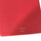 LOUIS VUITTON R99976 Novelty Notebook Stationery Notepad Leather Notebook Women's Red