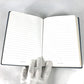 LOUIS VUITTON Epi Caix Clemence Flower Design Stationery Notebook Epi Leather Women's Black