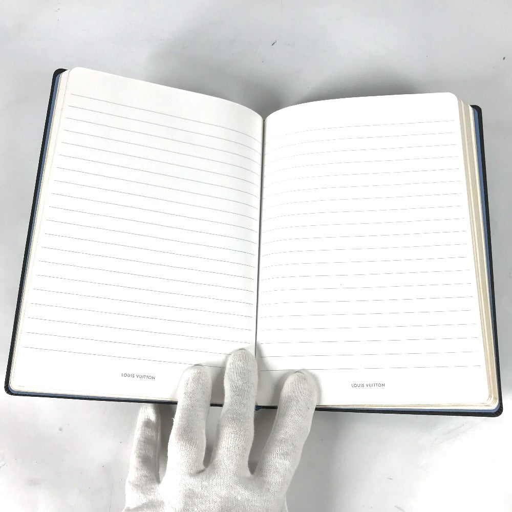 LOUIS VUITTON Epi Caix Clemence Flower Design Stationery Notebook Epi Leather Women's Black