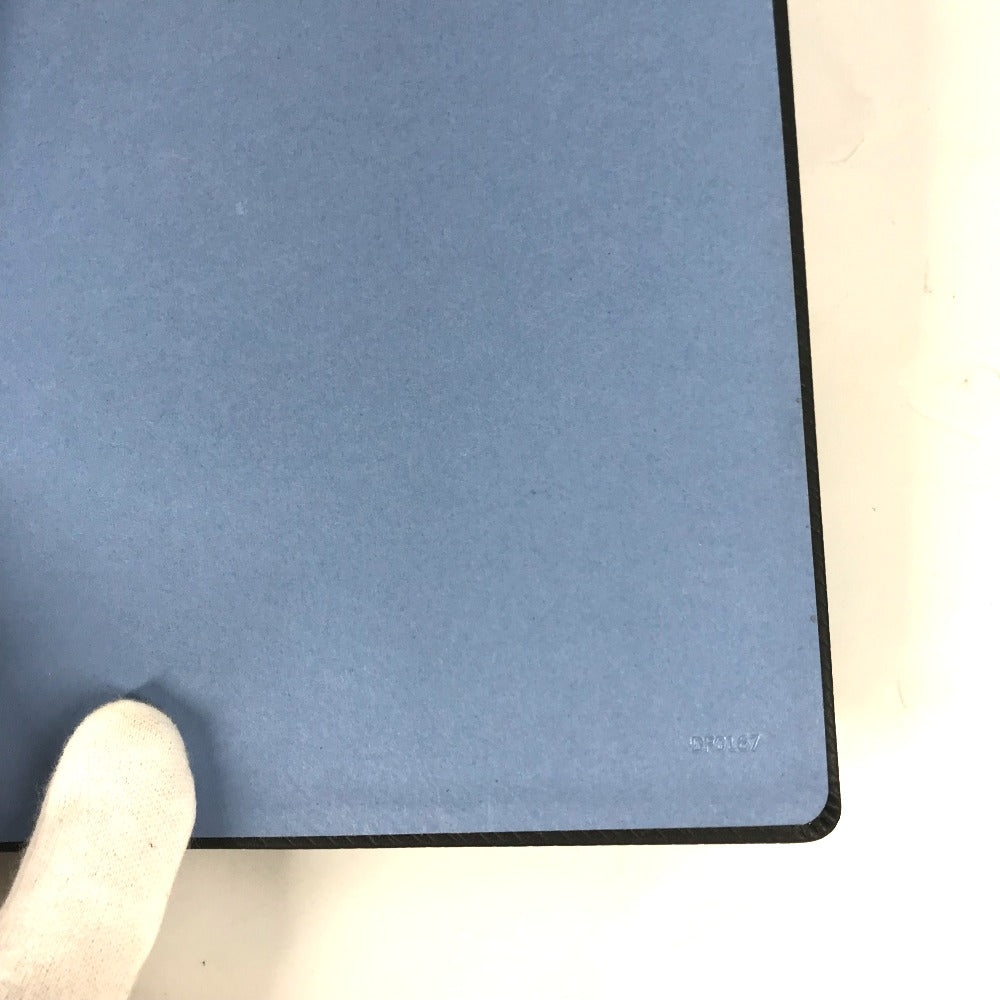 LOUIS VUITTON Epi Caix Clemence Flower Design Stationery Notebook Epi Leather Women's Black