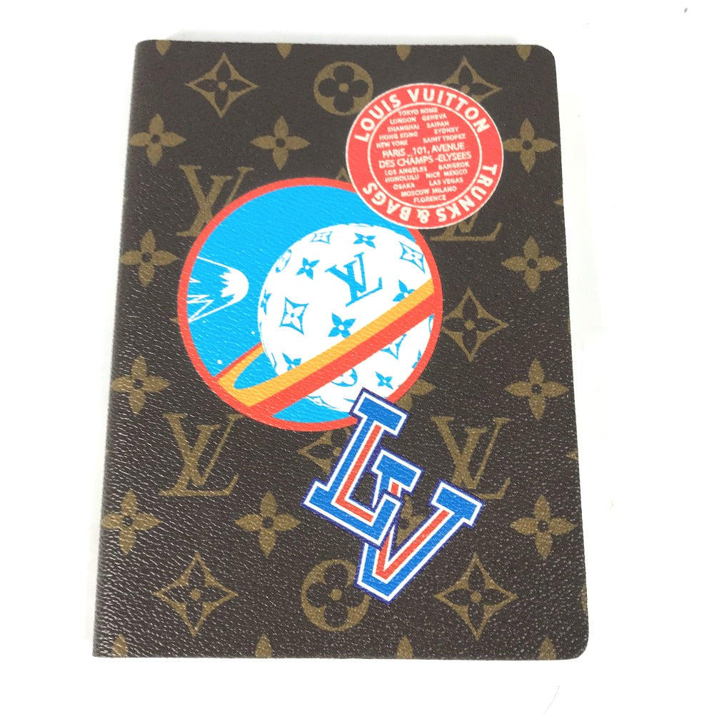 LOUIS VUITTON GI0208 Monogram Cahier Clemence Notebook Stationery Notepad Notebook Monogram Canvas Women's Brown