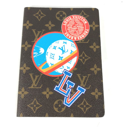 LOUIS VUITTON GI0208 Monogram Cahier Clemence Notebook Stationery Notepad Notebook Monogram Canvas Women's Brown