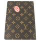 LOUIS VUITTON GI0208 Monogram Cahier Clemence Notebook Stationery Notepad Notebook Monogram Canvas Women's Brown