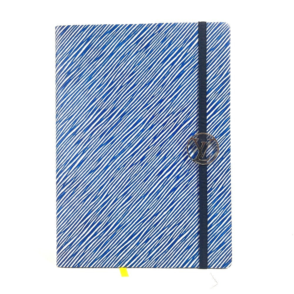 LOUIS VUITTON エピ カイエギュスターヴMM メモ帳 ステーショナリー ノート ノートブック エピレザー ユニセックス ブルー - brandshop-reference