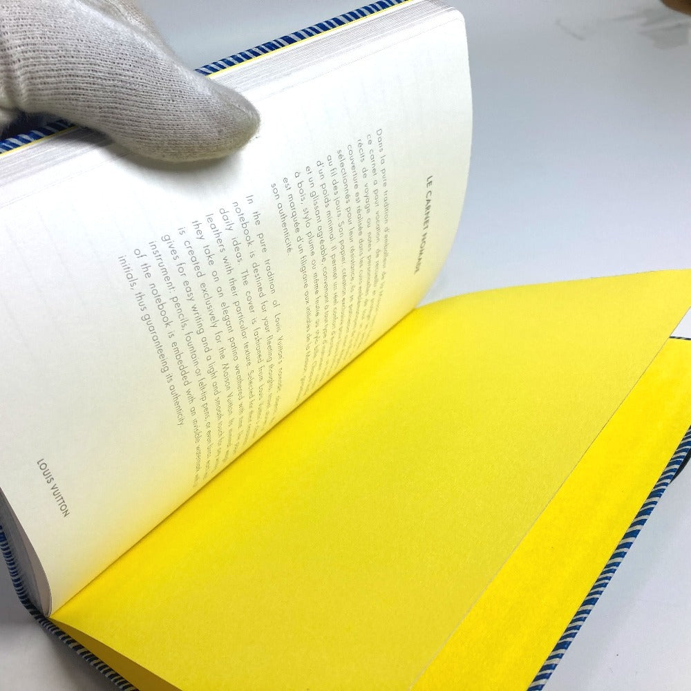 LOUIS VUITTON エピ カイエギュスターヴMM メモ帳 ステーショナリー ノート ノートブック エピレザー ユニセックス ブルー - brandshop-reference