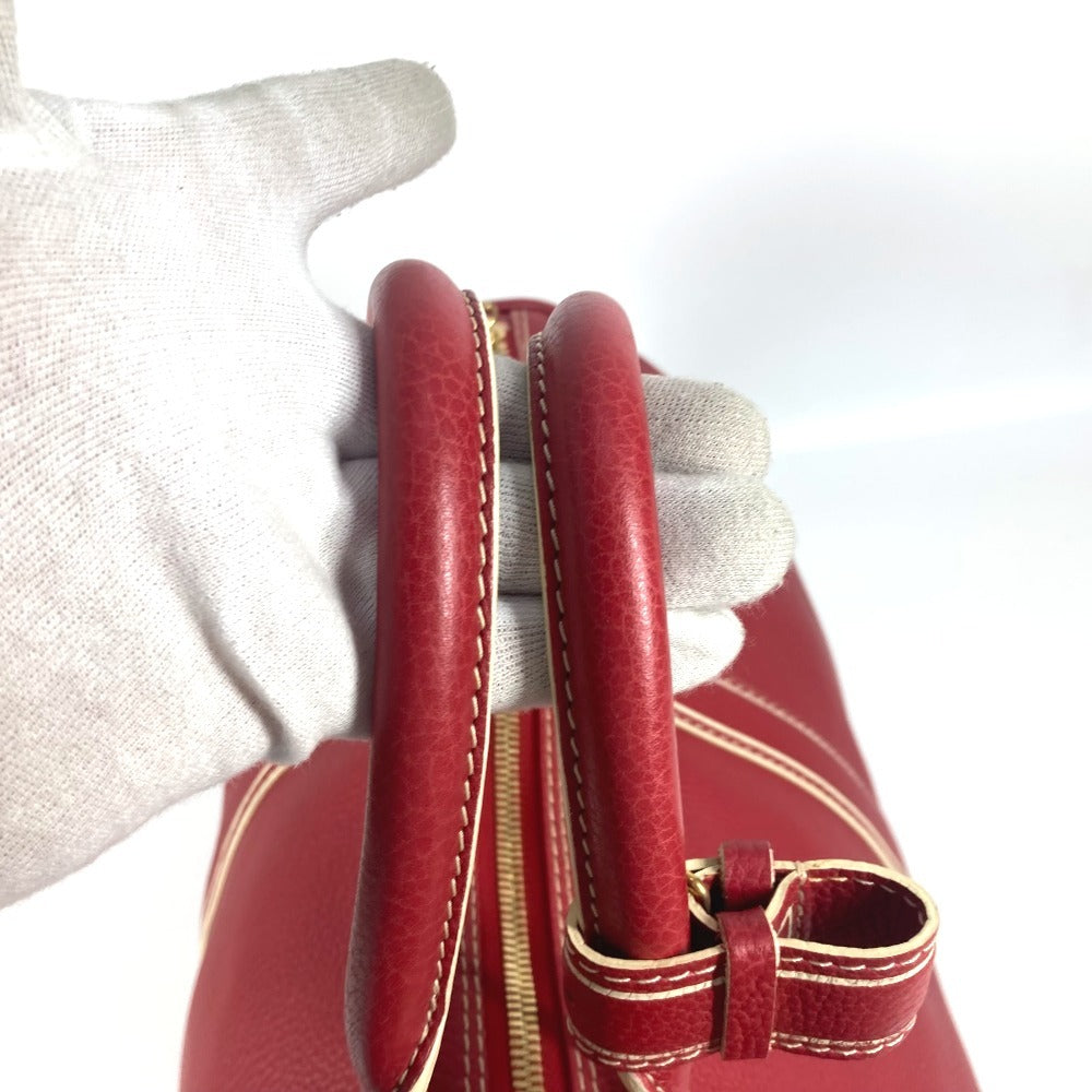 LOUIS VUITTON M95137 トバコ キーポル50 トラベルバッグ 旅行バッグ カバン ボストンバッグ レザー ユニセックス レッド - brandshop-reference