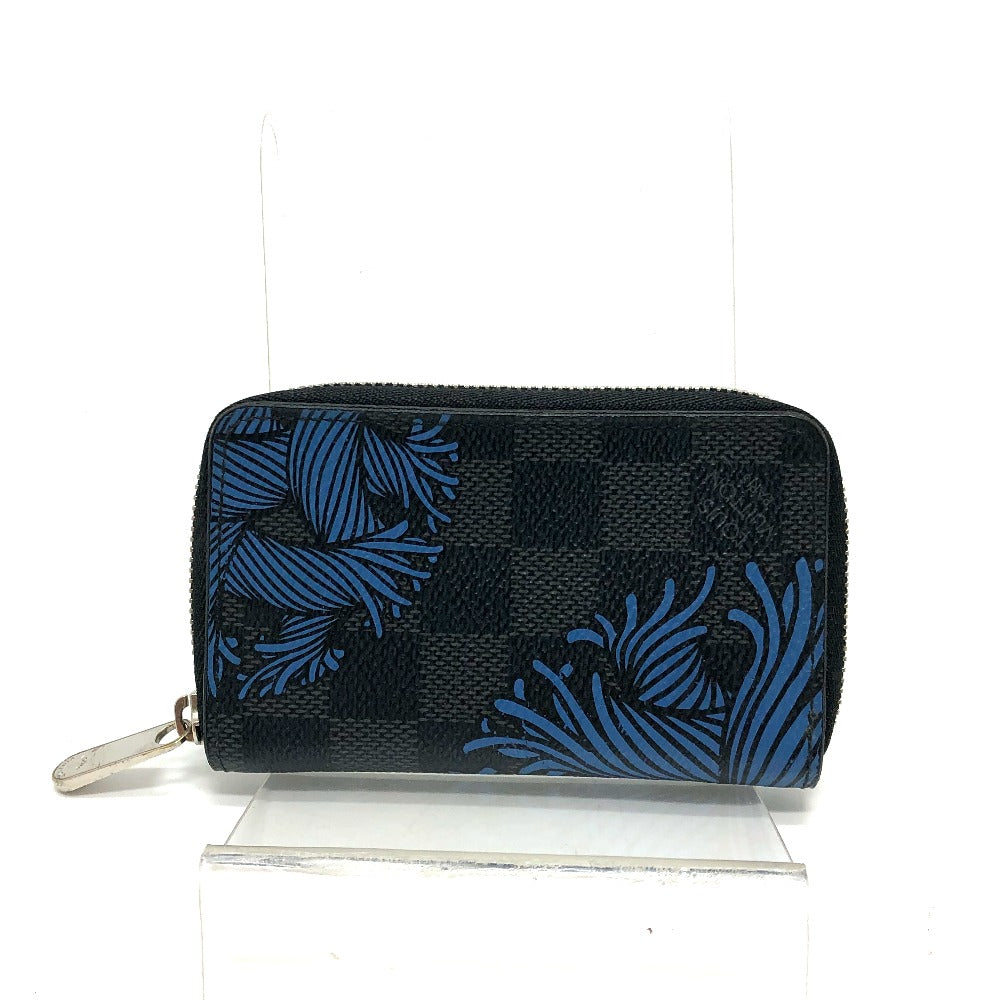 LOUIS VUITTON N41687 ダミエグラフィット クリストファーネメス ジッピー コインパース コインケース ダミエグラフィットキャンバス メンズ ブラック