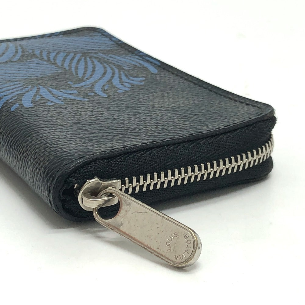 LOUIS VUITTON N41687 ダミエグラフィット クリストファーネメス ジッピー コインパース コインケース ダミエグラフィットキャンバス メンズ ブラック