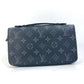 LOUIS VUITTON M61698 モノグラムエクリプス ジッピーXL トラベルケース ラウンドファスナー 長財布 モノグラムエクリプスキャンバス メンズ ブラック
