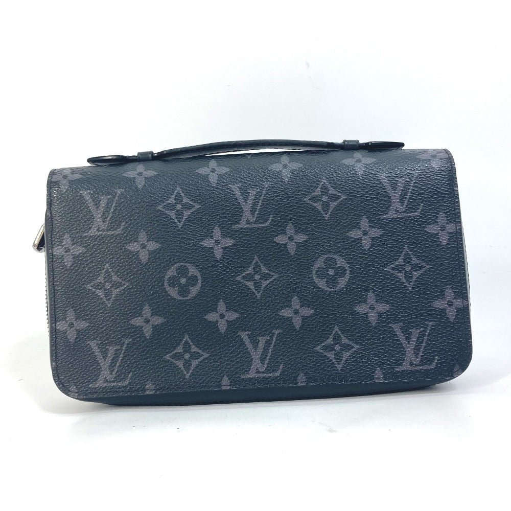 LOUIS VUITTON M61698 モノグラムエクリプス ジッピーXL トラベルケース ラウンドファスナー 長財布 モノグラムエクリプスキャンバス メンズ ブラック