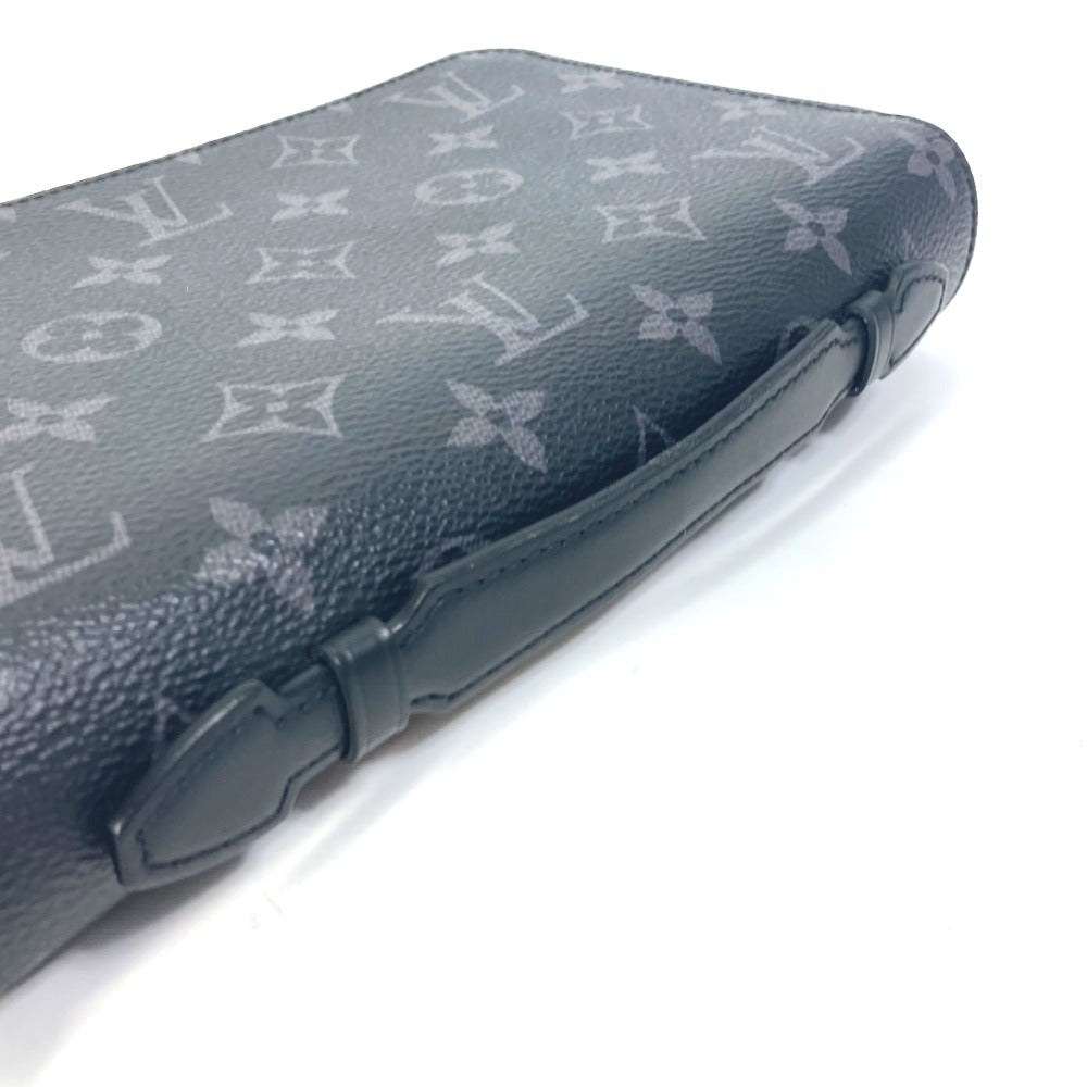 LOUIS VUITTON M61698 モノグラムエクリプス ジッピーXL トラベルケース ラウンドファスナー 長財布 モノグラムエクリプスキャンバス メンズ ブラック