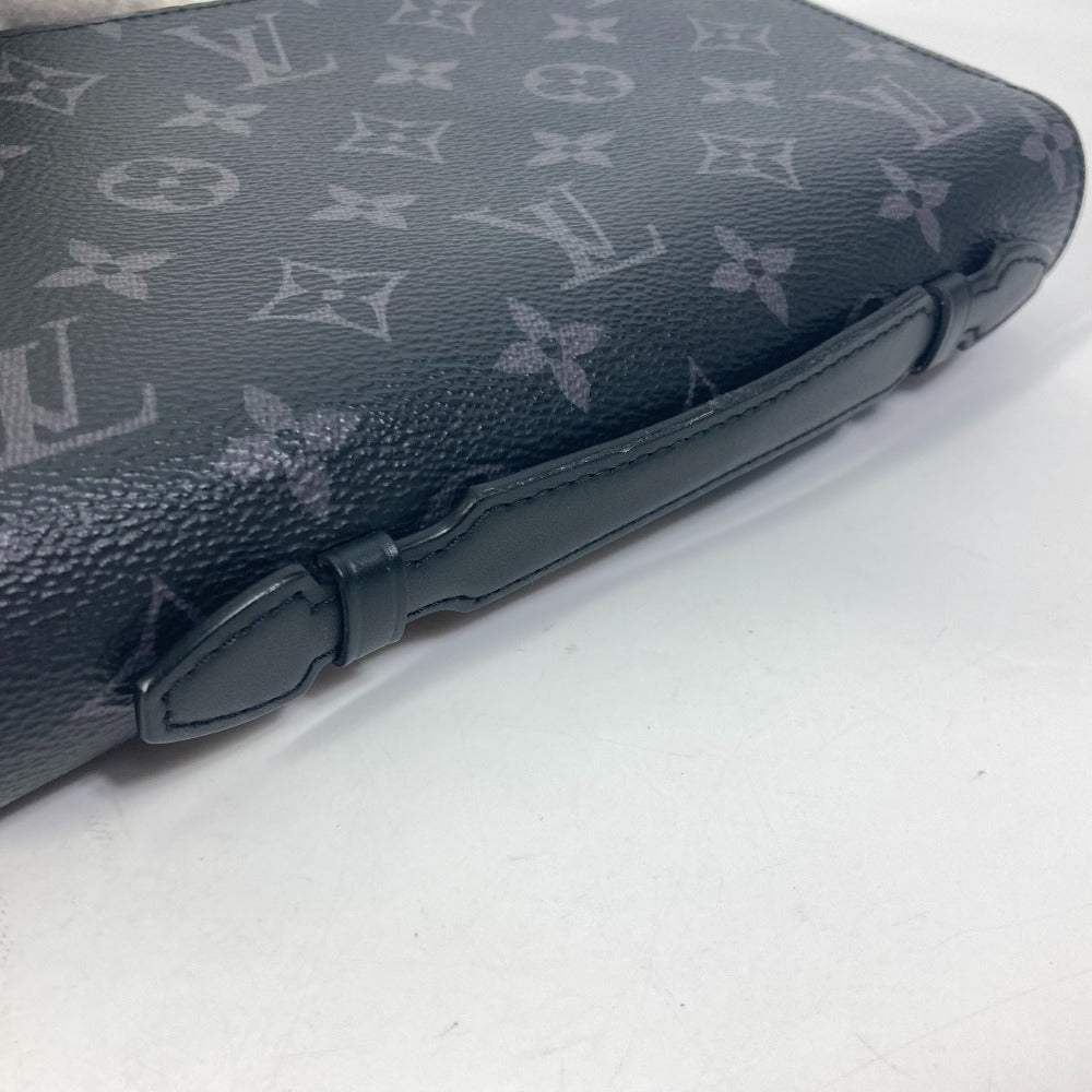 LOUIS VUITTON M61698 モノグラムエクリプス ジッピーXL トラベルケース ラウンドファスナー 長財布 モノグラムエクリプスキャンバス メンズ ブラック