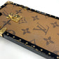 LOUIS VUITTON M64487 モノグラムリバース アイ トランク iphone7+ アイフォンケース スマートフォンケース モノグラムリバースキャンバス レディース ブラウン ブラウン