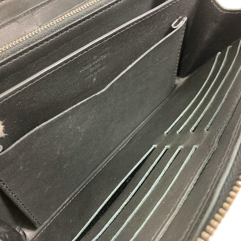 LOUIS VUITTON N61254 Damier Infini Zippy XL Clutch Bag/Long Wallet in Damier Infini Leather, Men's, Noir Black