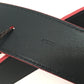 LOUIS VUITTON MP015 Louis Vuitton x Supreme Monogram Santur LV Initial Pants Belt, 2017 Autumn/Winter Collection, Men's Leather, Red