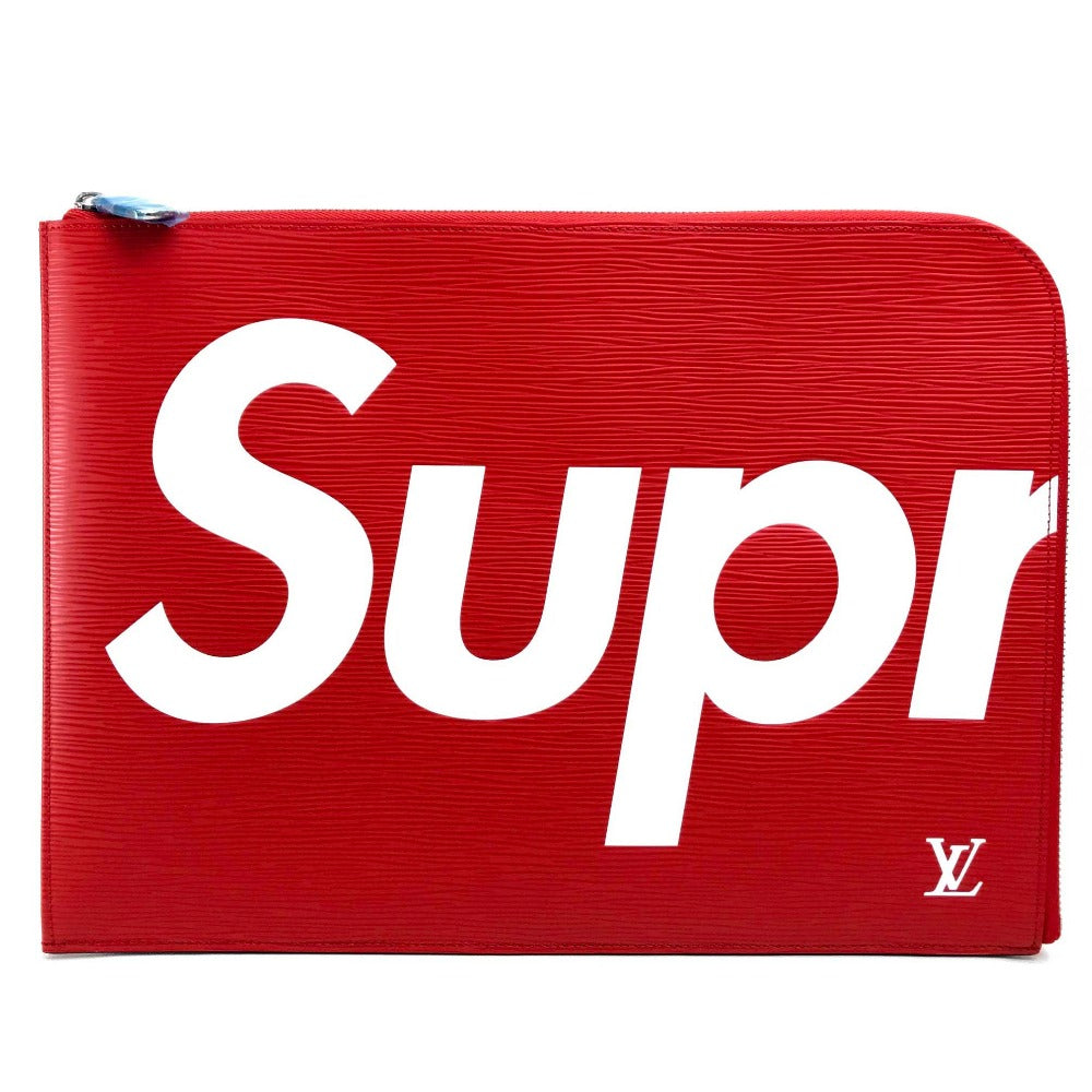 LOUIS VUITTON M67722 ルイヴィトン×シュプリーム エピ ポシェット・ジュールGM Supreme Louis Vuitton PO.JOUR GM SP EPI POCHETTE クラッチバッグ エピレザー ユニセックス レッド