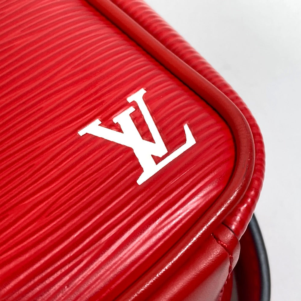 LOUIS VUITTON M53417 エピ ダヌーブPM ショルダーバッグ カバン シュプリーム コラボ ショルダーバッグ エピエレクトリックレザー メンズ レッド
